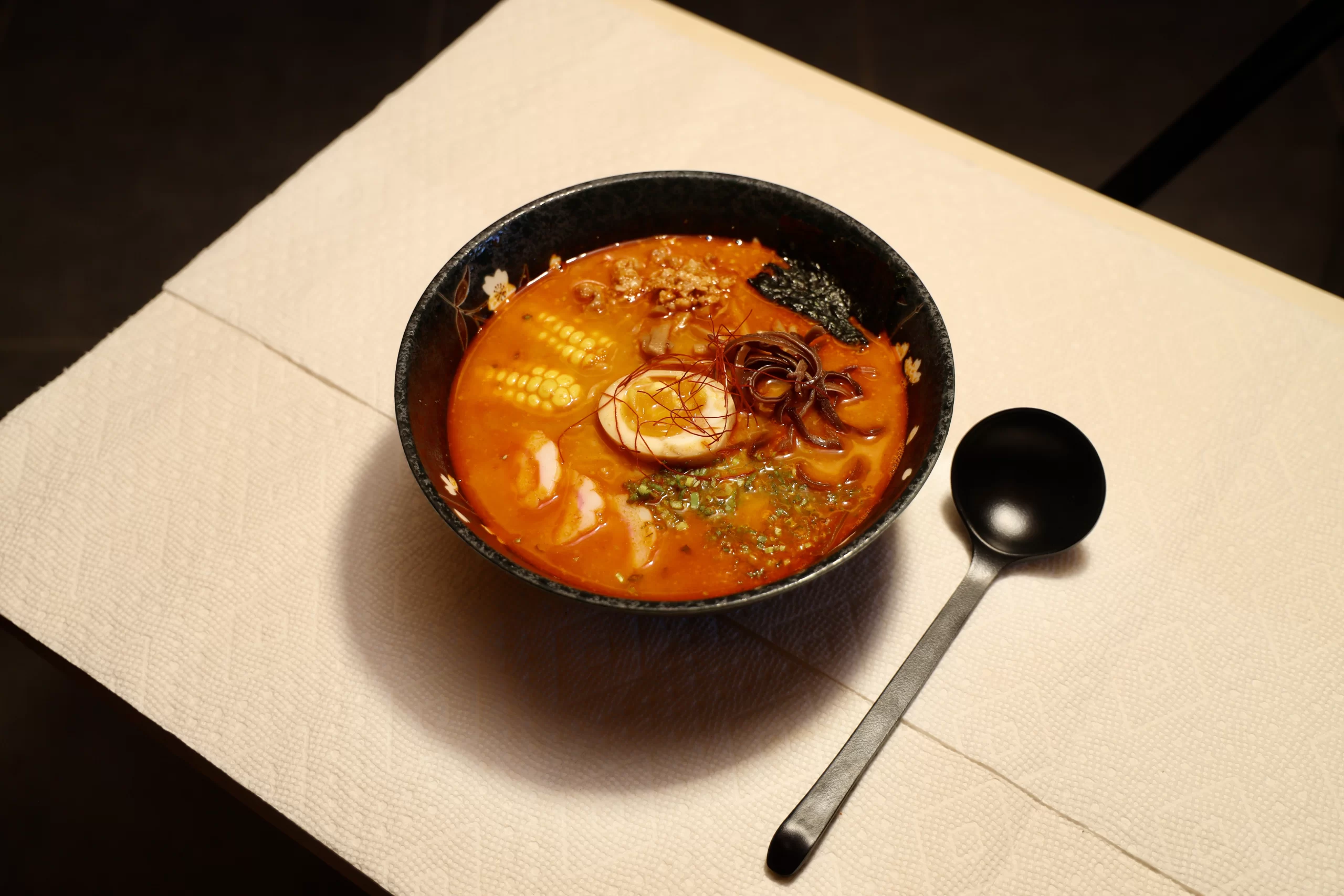 Wafuu-Izakaya-Japanese-Restaurant-Spicy-Miso-Soup-Noodles-Forest-Hills Spicy Miso Soup Noodles from Wafuu Izakaya, a Japanese Restaurant in Forest Hills